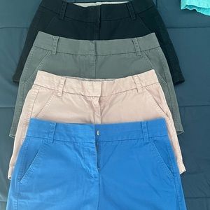 4 pairs of J crew women’s shorts size 2